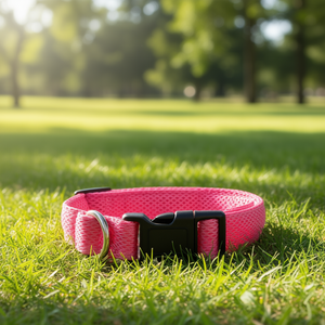 Collar Ajustable para Perro DB Pet Life Aero Mesh, Color Rosa, Talla Pequeña, Transpirable y Cómodo para Todas las Estaciones - Product Image 2