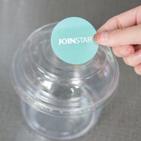 Étiquette autocollante en vinyle imperméable à l'eau avec logo personnalisé, sans danger pour les aliments, les épices, le vin et le parfum