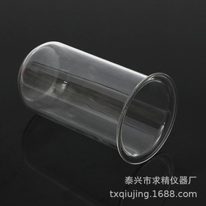 Tubo de Ensayo de Vidrio Acampanado de 75 mm de Diámetro, 150-180 mm de Altura, Fondo Redondo Plano, para Uso en Laboratorio, Marca Seeking Excellence - Product Image 5