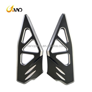 แป้นเหยียบอะลูมิเนียม CNC สำหรับรถมอเตอร์ไซค์ WANOU PCX125/150 PCX160  แบบสองสีเคลือบอโนไดซ์ - Product Image 3