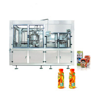 Automatische PLC-gestuurde olie- en chemische dranken PET glazen fles warmvulmachine voor sap en dranken