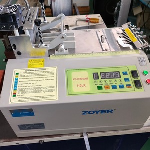 เครื่องตัดอัตโนมัติ Zoyer รุ่น 110lr 220V สำหรับตัดเทปร้อน เทปเย็น สายรัดยางยืด ป้ายฉลาก อุปกรณ์อุตสาหกรรมสำหรับงานตัดเย็บเสื้อผ้า - Product Image 1