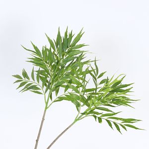 Branche artificielle de Mahonia Fortunei Dream Castle, 30cm-100cm, PVC, plante décorative d'intérieur et d'extérieur - Product Image 1
