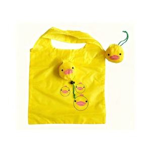 Borsa Pieghevole Promozionale Beckon Personalizzata a Forma di <span class=keywords><strong>Testa</strong></span> di Animale, Piccola Anatra Gialla, in Tessuto Poliestere, Portatile, per <span class=keywords><strong>la</strong></span> Spesa e Pubblicità - Product Image 1
