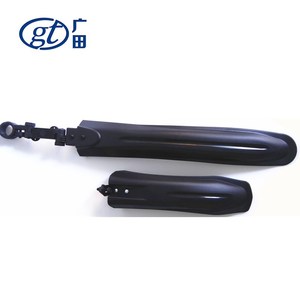 Gt Garde-boue allongé pour VTT, en plastique noir, durable, à dégagement rapide, accessoire de cyclisme - Product Image 2