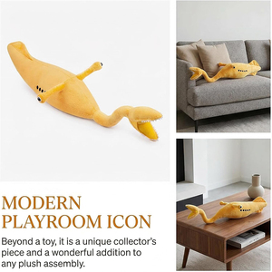 Peluche réaliste personnalisée de l'organisme ancien cambrien Tullimonstrum - Jouet en peluche monstre Tully réaliste, cadeau unique pour les enfants - Product Image 4
