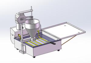 Alemania marca <span class=keywords><strong>Bagel</strong></span> Botti Donut que hace la máquina/bola redonda Botti Donut freidora/pastel Donut Maker: - Product Image 4