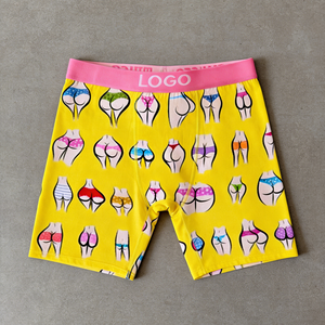 Slip Boxer da Uomo in Cotone con Stampa Leopardata, Design TopStyle 2026, Personalizzabili con Logo, Basso MOQ, Vendita all'Ingrosso, Comodi e di Tendenza - Product Image 1