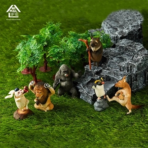 Set de Figuras de Acción de Kung Fu Animal Life, Juguetes de Diseño con Personajes de Animales, Colección para Exhibición en Escritorio - Product Image 4