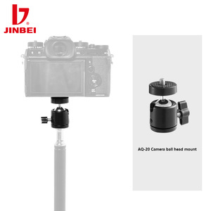 JINBEI AQ-20 Máy Ảnh Chuyên Nghiệp Gắn Chân Máy 360 Degre Xoay 1/4 Vít Mini Ball Head Adaptor - Product Image 2