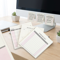 Cadeau promotionnel bloc-notes de bureau en papier adhésif de marque personnalisée impression poste promotionnelle avec Logo pour le travail Notes autocollantes bloc-notes