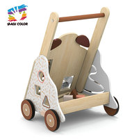 Trotteur Offre Spéciale en bois multifonctionnel pour bébés, entraîneur de coordination œil-main et de marche précoce W16E302