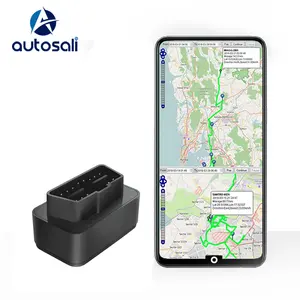 OBD ii mikro GPS takip cihazı ücretsiz App platformu AGPS ses monitörü gerçek zamanlı araba GPS & takip cihazı OBD 2 portu GPS izci