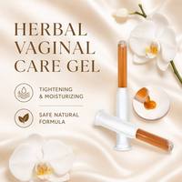Gel hydratant vaginal à base de plantes avancé, certifié CE, formule sûre pour le nettoyage vaginal, emballage stérile en sachet aluminium, vente en gros