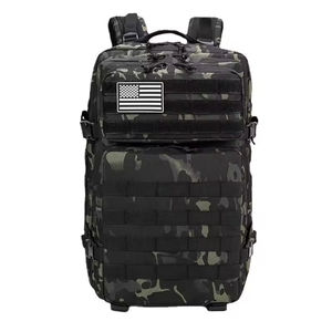 Mochila Táctica Unisex Antirrobo de 45L con Marco Externo, Material Oxford 900D, Bolsillos Molle, para Senderismo y Camping, MOQ Bajo, OEM - Product Image 2