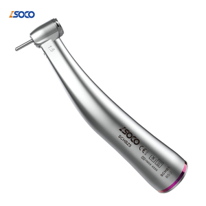 Manipolo Odontoiatrico Contrangolo 1:5 con Aumento di Velocità, Spray Interno, Fibra Ottica LED, <span class=keywords><strong>Mini</strong></span> Testina Compatibile con Motore Elettrico - Product Image 1