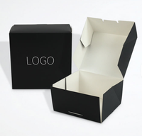 Boîte cadeau de luxe haut de gamme biodégradable réutilisable écologique avec logo personnalisé et pelliculage mat pour l'emballage de gâteaux