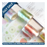 Ruban Washi Nuage Brumeux, Autocollant Effet Brouillard pour Journal, Scrapbook et Décoration Visuelle de Cartes Photo de Style Onirique