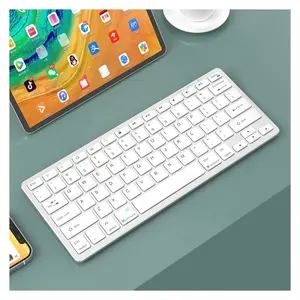 Ultra dünner Akku Akku Akku Bluetooth-Tastatur unterstützung system Android Windows IOS