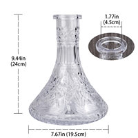 Ensemble de bols pour narguilé personnalisés à prix réduit outil pour narguilé shisha en verre de haute qualité design de mode