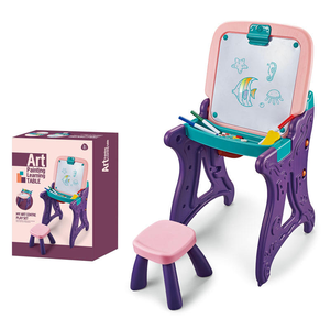 Giocattolo Multifunzionale 2 in 1 per Bambini: Lavagna Cancellabile e Tavolo per Disegno, Pittura e Apprendimento Artistico - Product Image 3