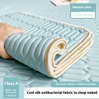 Tapis en Latex de soie de glace d'été doux trois pièces draps climatisés avec sensation de refroidissement pour bébé maternel pour dortoir