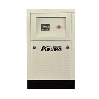 Compresseur d'air à vis sans huile à entraînement par courroie de 5,5 kW 7,5 CV 0,6 m3/min 0,8 Mpa 8 kg avec certification CE pour la fabrication de circuits intégrés