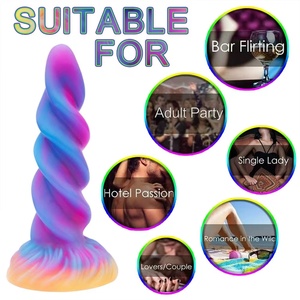 Jouets pour adultes d'approvisionnement d'usine gode en silicone à ventouse gode lumineux fantaisie en forme de femme - Product Image 4