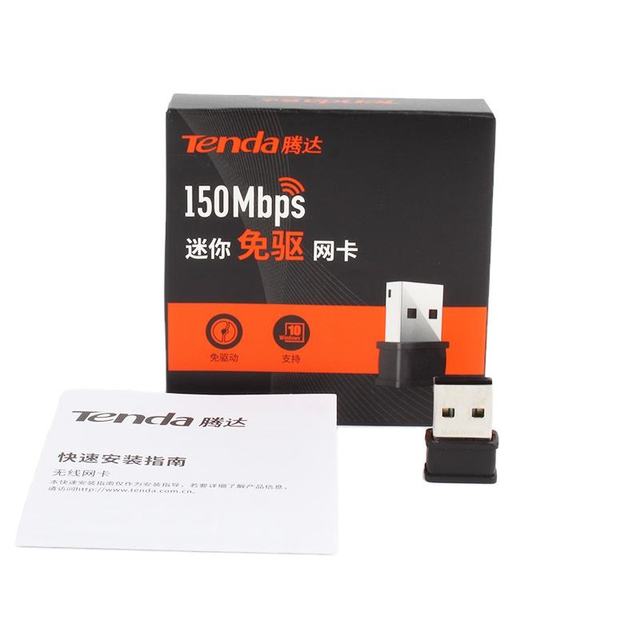 Tenda W311MI V6.0 AX300 High-Speed Wi-Fi 6 External USB2.0 Interface Nano Wireless USB Adapter 150mbps Network Card in Stock