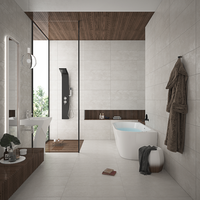 Baignoire moderne rectangulaire autoportante en acrylique, baignoire intérieure pour hôtel, salle de bain, surface solide, adulte, autoportante