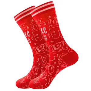 OEM Mannschaft Herren Socken gestrickt personalisiert individuelles Logo Baumwolle Sportsocken