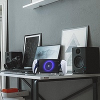 Sony PlayStation Portal Stand tampilan pemutar jarak jauh dasar akrilik Desktop Playstand pemegang untuk PS5 jelas