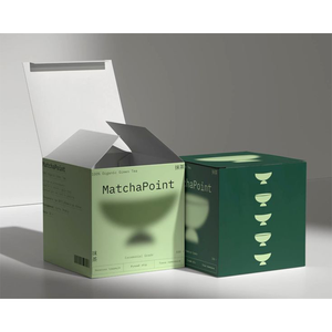 Caja Cosmética de Lujo Personalizada en Blanco y Negro con Recubrimiento UV y Forro de Esponja, Empaque Premium para Cuidado de la Piel, para Crema de Ojos - Product Image 2