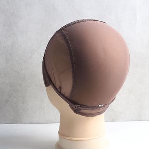 100 piezas de negro/Rubio/marrón oscuro/marrón ajustable ventilado peluca <span class=keywords><strong>tapas</strong></span> para hacer pelucas - Product Image 5