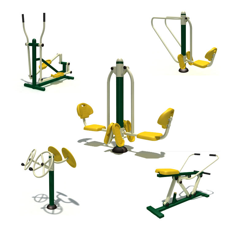 Factory direct sale outdoor park exercise body building fitness machine equipment gym equipment