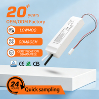 Módulo de Conversión de Emergencia con Recarga Automática y Autodiagnóstico, Batería de Respaldo de 180 min, LiFePO4 de 12.8V, Paquete de Energía de Emergencia LED de 50W de Fábrica