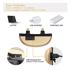 Oplaadbare regendichte hondentrainingshalsband Slim digitaal display Trillen USB-oplaadbaar Anti-blaf Elektrische schoktrainer - Product Image 3