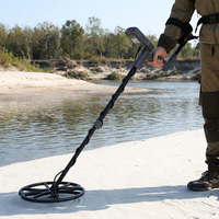 Détecteur de métaux souterrain T90, étanche IP68, en aluminium, bobine 18,75 kHz 30 cm, 4 modes de reconnaissance, détection de tous les métaux, mode PinPoint