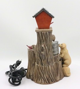 น้ำพุตั้งโต๊ะเรซิ่นขนาดเล็กพร้อมดีไซน์สัตว์เลี้ยงแบบกำหนดเองได้ - Product Image 3