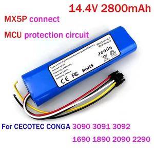 Paquete de batería de 14,4 V 3200mAh 100% nuevo para CECOTEC <span class=keywords><strong>CONGA</strong></span> <span class=keywords><strong>3090</strong></span> 3091 3092 1690 1890 2090 2290 accesorios de aspiradora Robot - Product Image 4
