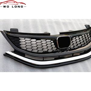 Griglia <span class=keywords><strong>superiore</strong></span> della parte anteriore del cromo del paraurti del favo dell'automobile di qualità per la giada di Honda 2013 2014 2015 <span class=keywords><strong>2016</strong></span> - Product Image 6