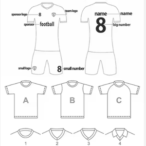 <span class=keywords><strong>Maillot</strong></span> <span class=keywords><strong>de</strong></span> football personnalisé pour homme, respirant, imprimé, à manches courtes, taille XL, ensemble <span class=keywords><strong>de</strong></span> survêtement – Vente chaude - Product Image 5