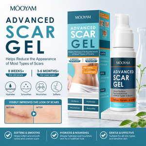 Gel cicatrisant - Crème pour éliminer les cicatrices corporelles, crème pour cicatrices de césarienne, réduit les marques de pores et la pigmentation, crème de soin de la peau, gel réparateur post-opératoire - Product Image 2
