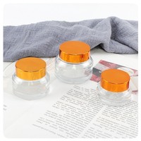 Nouvelle forme populaire 15ml 30ml Pot de crème Pot en verre facial de bonne qualité