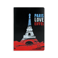 Journal en cuir personnalisable de Paris planificateur à couverture souple et rigide Agenda doublé PU cahier promotionnel papier Souvenirs et cadeaux