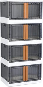 Conteneur de rangement extérieur pliable en PP de haute qualité, imperméable, robuste, écologique, boîte de rangement décorative pour vêtements à domicile, grande taille - Product Image 4