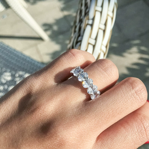 Anillo de Hiphop al por Mayor, Joyería Fina de Plata de Ley 925, Anillo de Dedo Unisex de Lujo con Diamante Natural - Product Image 6