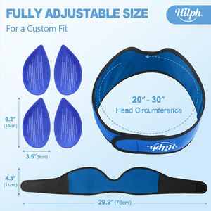 Phong Cách Mới Thoải Mái Neoprene Chống Ngáy Vành Đai Cằm Hỗ Trợ Dây Đeo Có Thể Điều Chỉnh Chống Ngáy Cằm Dây Đeo Để Ngăn Ngáy - Product Image 3