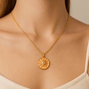 จี้เคลือบลายจักรราศี |   จี้สัญลักษณ์จักรราศีสแตนเลสสตีลชุบทอง 18K PVD สำหรับทำเครื่องประดับ DIY - Product Image 6