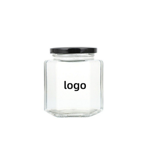45ml,60ml,85ml,100ml,180ml,280ml,380ml,500ml,730ml Clear Glass Hexagon <strong>Jar</strong> <strong>Small</strong> Hexagonal Spice Honey <strong>Jar</strong> for Chili Spice Jelly - Product Image 3